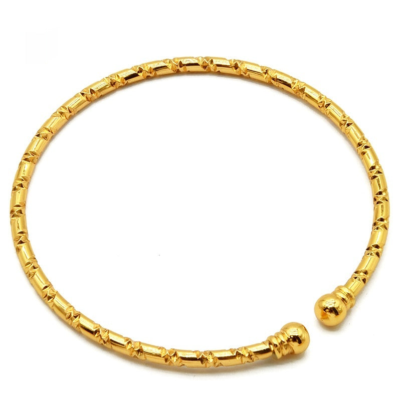 24k Gold Plated Bracelet Bangle