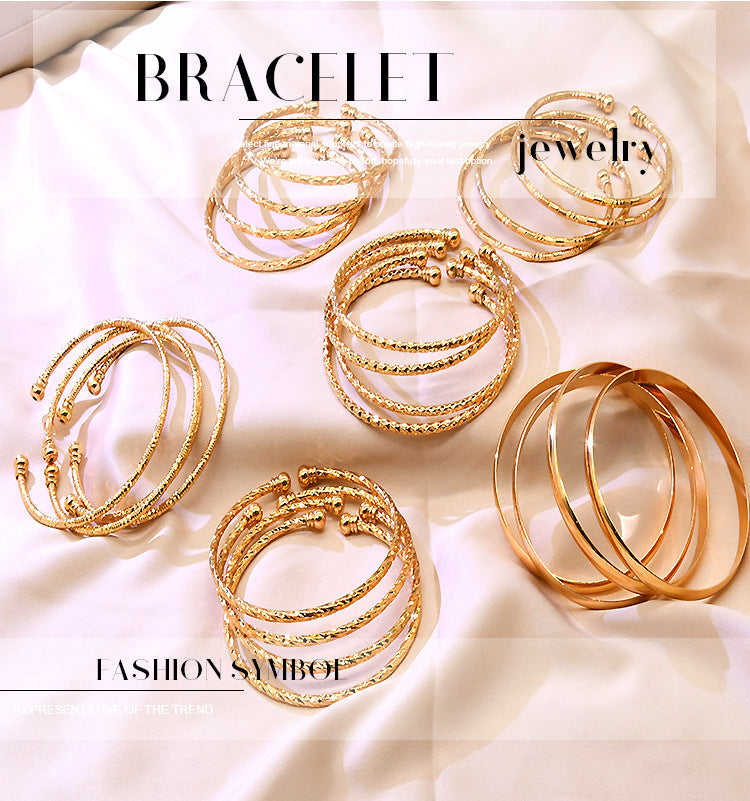 24k Gold Plated Bracelet Bangle